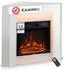 Kaminio Matti Elektro-Eckkamin 3D-Flammeneffekt LED-Ambientelicht 1800W (E03-M03-W)
