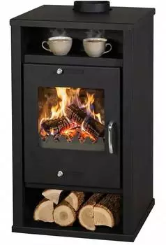 Victoria 05 Kaminofen Deluxe Schwarz 9,6kW, Energieeffizienzklasse A+ (Victoria Deluxe)