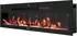 Tronitechnik Panorama Wandkamin LED Flammeneffekt, 900/1800W, dimmbar, App-Steuerung, schwarz