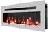 Tronitechnik Panorama Wandkamin LED Flammeneffekt 900/1800W weiß, dimmbar, App-Steuerung
