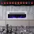 Tronitechnik Panorama Wandkamin LED Flammeneffekt 900/1800W weiß, dimmbar, App-Steuerung