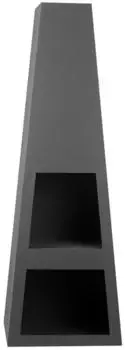 Gardener Markone Gartenkamin Terrassenofen Rostoptik 40x40x118cm (203-3)