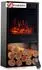 Kaminio Hugo Elektrokamin 3D-Flammeneffekt 1800W, Schwarz (EF07-BK)