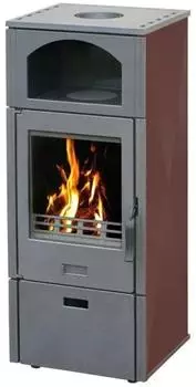 Plamen Laguna Kaminofen braun 8kW mit Herdplatte (3859892186432)