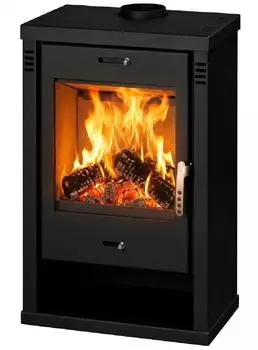 Victoria 05 Kaminofen Torino schwarz, 7,52kW, Energieeffizienzklasse A+