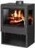 Conforto Modena Vision Panorama-Kaminofen Stahl schwarz 9,76kW