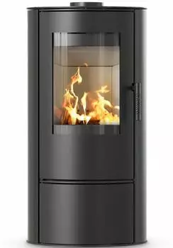 Ildnord LOKI ovaler Kaminofen, runde Sichtscheibe, 5,5kW
