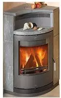 Fireplace Kaminofen ""Lyon Speckstein"" Eckofen
