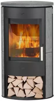 Fireplace Zaria Speckstein grau-schwarz (K5690)