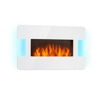 Klarstein Belfort Light & Fire Electric Fireplace (White)