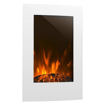 Klarstein Lausanne Vertical Electrical Fireplace (White)