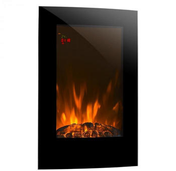 Klarstein Lausanne Vertical Electrical Fireplace (Black)