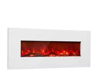 Klarstein Lausanne Long Elektrischer Kamin 1600W weiß