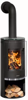 Justus Faro 2.0 Stahl schwarz (mit Abdeckplatte Glas)