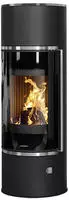 Oranier Kaminofen ""Arena W+ 2.0"" 2 Stk. tlg. Stahl, Abdeckplatte aus Glas