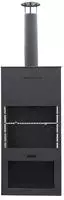 Westmann Stahl Grillkamin Terrassenofen Schwarz 41x70x229 Cm