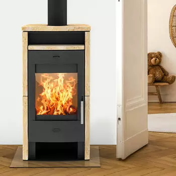 Fireplace Elite Budapest 6 kW Sandstein