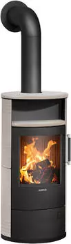 Justus Island 5 2.0 Kaminofen Stahl Schwarz/ Keramik Freddo