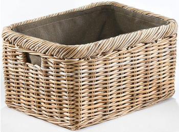 kobolo Holztrage Rattan / Jute anthrazit (29304-23)