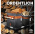 OAKAGE Feuerholzkorb + Zündholzkorb dunkelgrau (SR01DG)