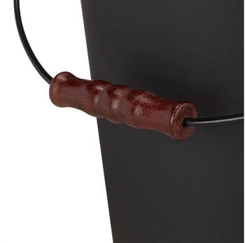 Relaxdays Ascheeimer mit Deckel 24 Liter schwarz (10022305) – Relaxdays Ascheeimer mit Deckel 24 Liter schwarz (10022305) für sichere Kaminasche-Entsorgung
