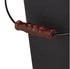 Relaxdays Ascheeimer mit Deckel 24 Liter schwarz (10022305)