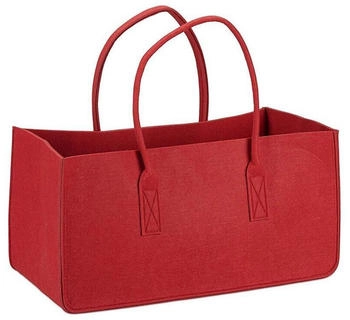 Close Up Kaminholz-Filztasche rot
