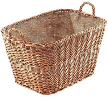 kobolo Weidenkorb mit Leinenfutter (29163-16)