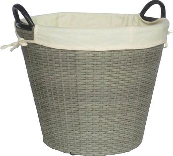 FireFix Rattankorb Polyrattan Grau 280 x 450 mm (821)