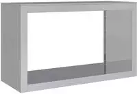 vidaXL Brennholzregal 100x40x60 cm Verzinkter Stahl