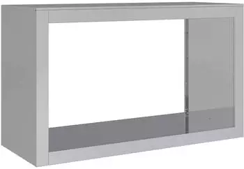 vidaXL Brennholzregal 100x40x60cm Verzinkter Stahl