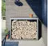 vidaXL Brennholzregal 100x40x80cm Verzinkter Stahl
