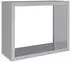 vidaXL Brennholzregal 100x40x80cm Verzinkter Stahl