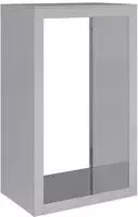 vidaXL Brennholzregal 60x40x100 cm Verzinkter Stahl