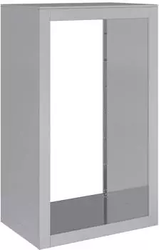 vidaXL Brennholzregal 60x40x100cm Verzinkter Stahl