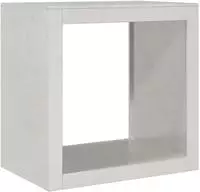 vidaXL Brennholzregal 60x40x60 cm Edelstahl