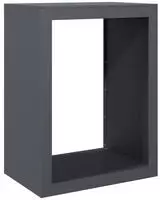 vidaXL Brennholzregal Anthrazit 60x40x80 cm Stahl