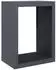 vidaXL Brennholzregal Anthrazit 60x40x80cm Stahl