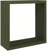 vidaXL Brennholzregal Gr&uuml;n 100x40x100 cm Stahl