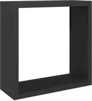 vidaXL Brennholzregal Schwarz 100x40x100 cm Stahl