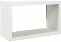 vidaXL Brennholzregal Wei&szlig; 100x40x60 cm Stahl