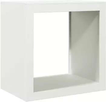 vidaXL Brennholzregal Weiß 60x40x60cm Stahl