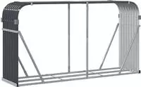 vidaXL Kaminholzunterstand Anthrazit 180x45x100 cm Verzinkter Stahl