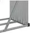 vidaXL Kaminholzunterstand Braun 300x45x100cm Verzinkter Stahl