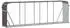 vidaXL Kaminholzunterstand Braun 300x45x100cm Verzinkter Stahl
