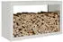 vidaXL Brennholzregal 100x40x60cm Edelstahl
