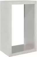 vidaXL Brennholzregal 60x40x100 cm Edelstahl