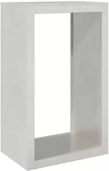 vidaXL Brennholzregal 60x40x100cm Edelstahl