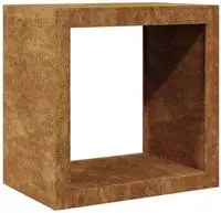 vidaXL Brennholzregal 60x40x60 cm Wetterfester Stahl