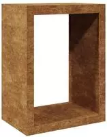 vidaXL Brennholzregal 60x40x80 cm Wetterfester Stahl